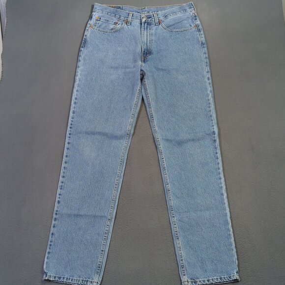 Levi's Jeans Men's 34x36 Fits 34x35 Blue 550 Relaxed Fit Tapered Leg Denim - Picture 6 of 13